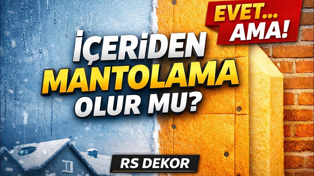 İ&ccedil;eriden Mantolama Olur mu? | Avantajları, Dezavantajları ve Doğru Uygulama