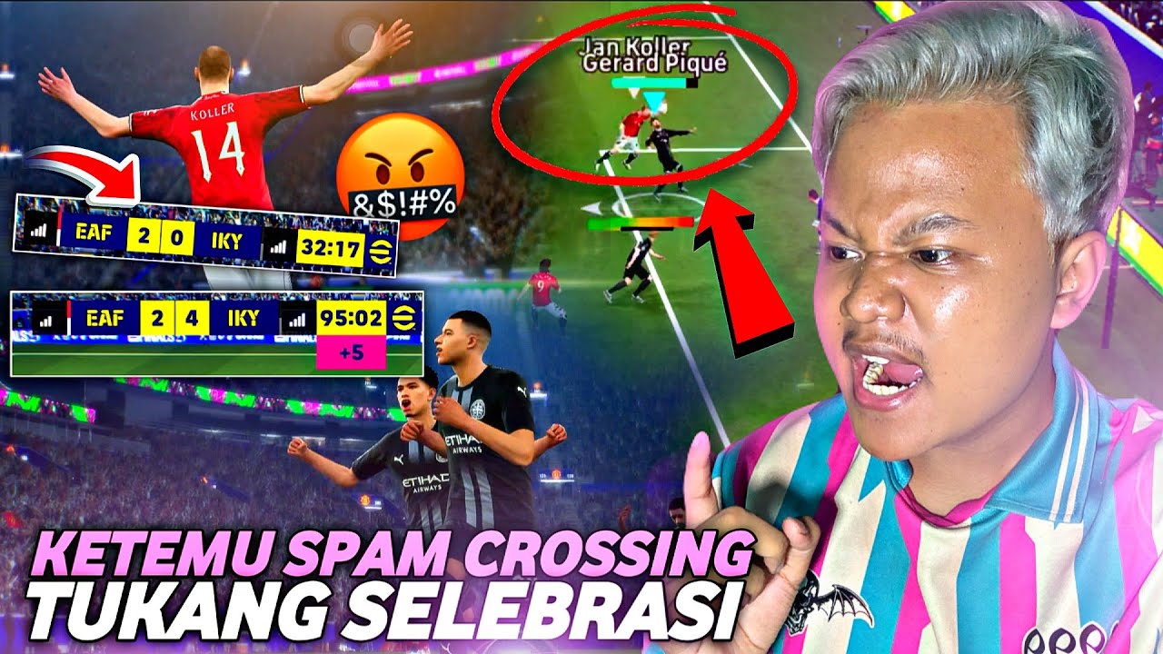 COMEBACK DRAMATIS LAWAN PEMUJA META CROSSING & TUKANG SELEBRASI DI DIVISI 1 EFOOTBALL 2026 MOBILE