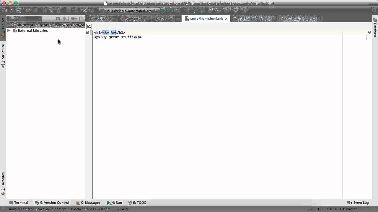 Creating a Rails Site - Part 2 - Controller and View