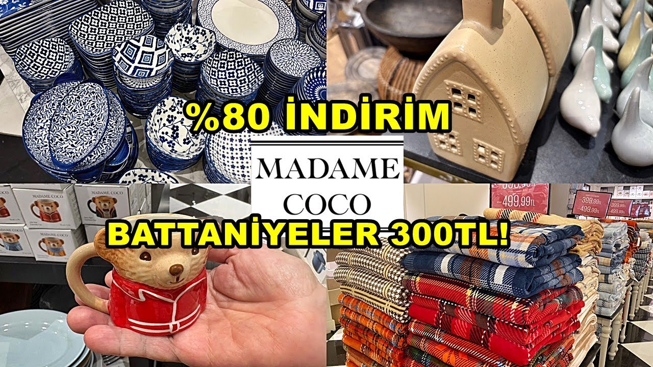MADAME COCO'YA KOŞUUN💃/BATTANİYELER 300TL‼️NEVRESİM 600/B&Uuml;T&Uuml;N &Uuml;R&Uuml;NLERDE %80 İNDİRİM/&Ccedil;EYİZ ALIŞVERİŞİ