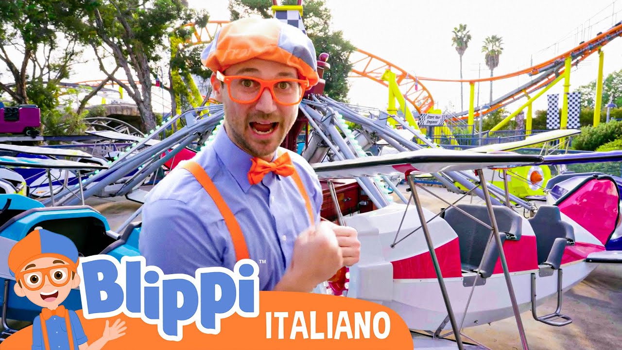 Al parco divertimenti di Adventure City | Blippi in Italiano | Video educativi per bambini