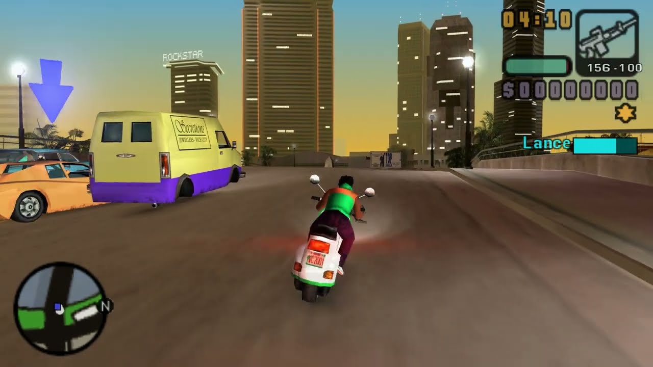 GTA VCS: PSP Rainbomizer V0.1 - Happy New Year