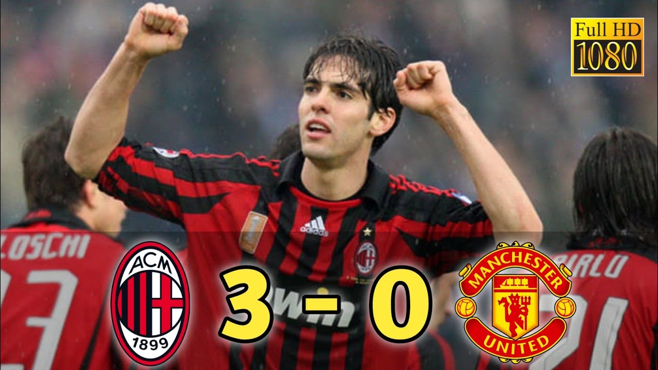 AC Milan против Manchester United 3-0 II Лучшие моменты и голы II ЛЧ 2007