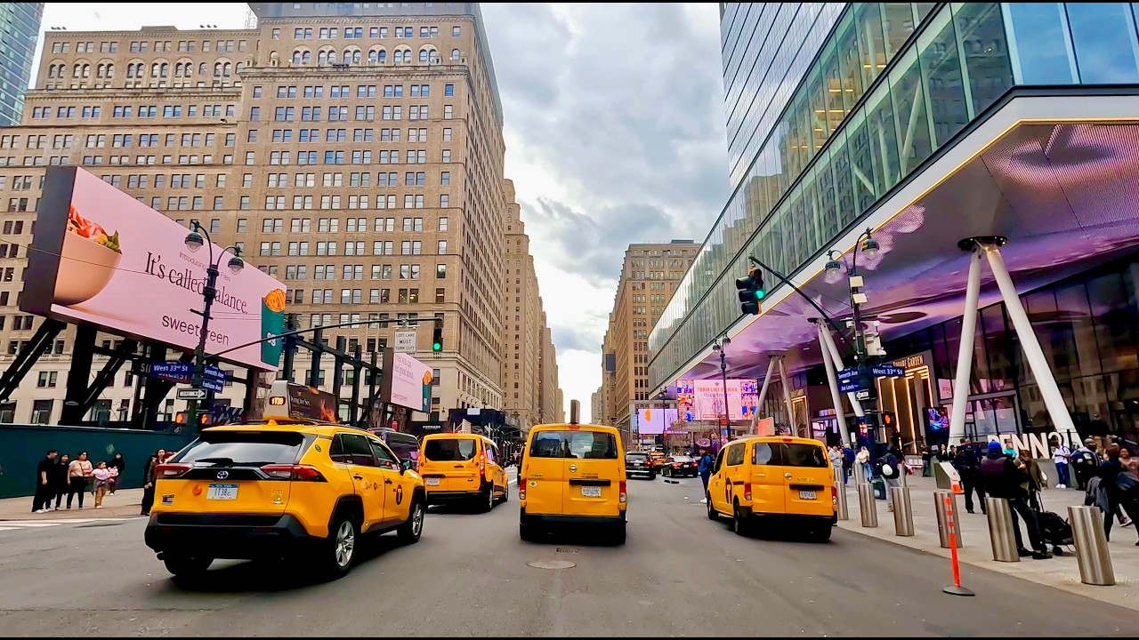 4K Driving Tour - Brooklyn to Manhattan, New York