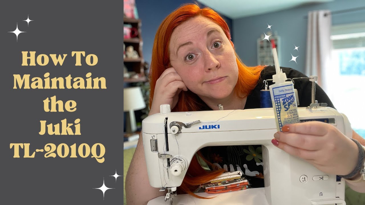 Как чистить и смазывать Juki TL-2010Q!