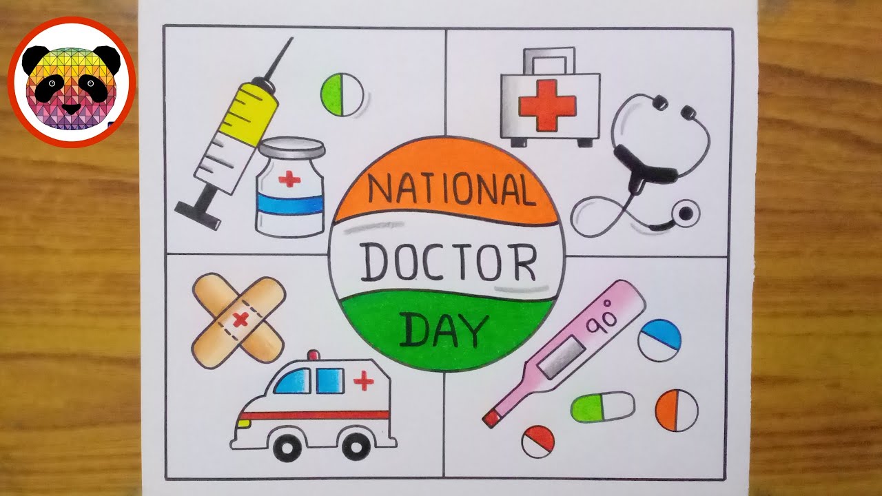 Doctors Day Drawing / National Doctors Day Drawing / Doctors Day Poster Drawing / Happy Doctors Day