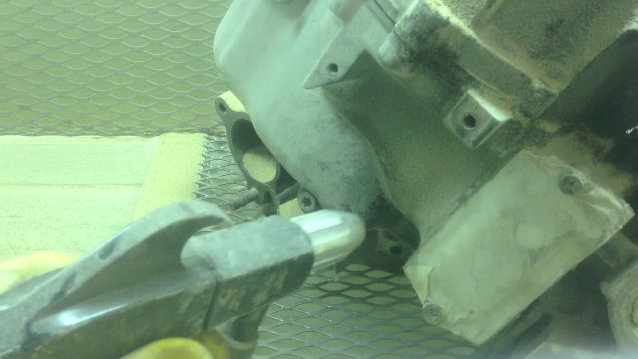 Custom Sandblasting Cabinet Test