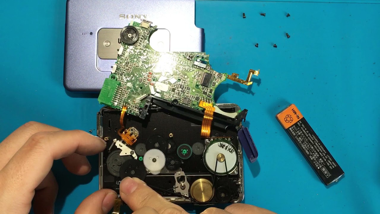 Sony WM ex808 thin husband replacement belt and easy problem gear