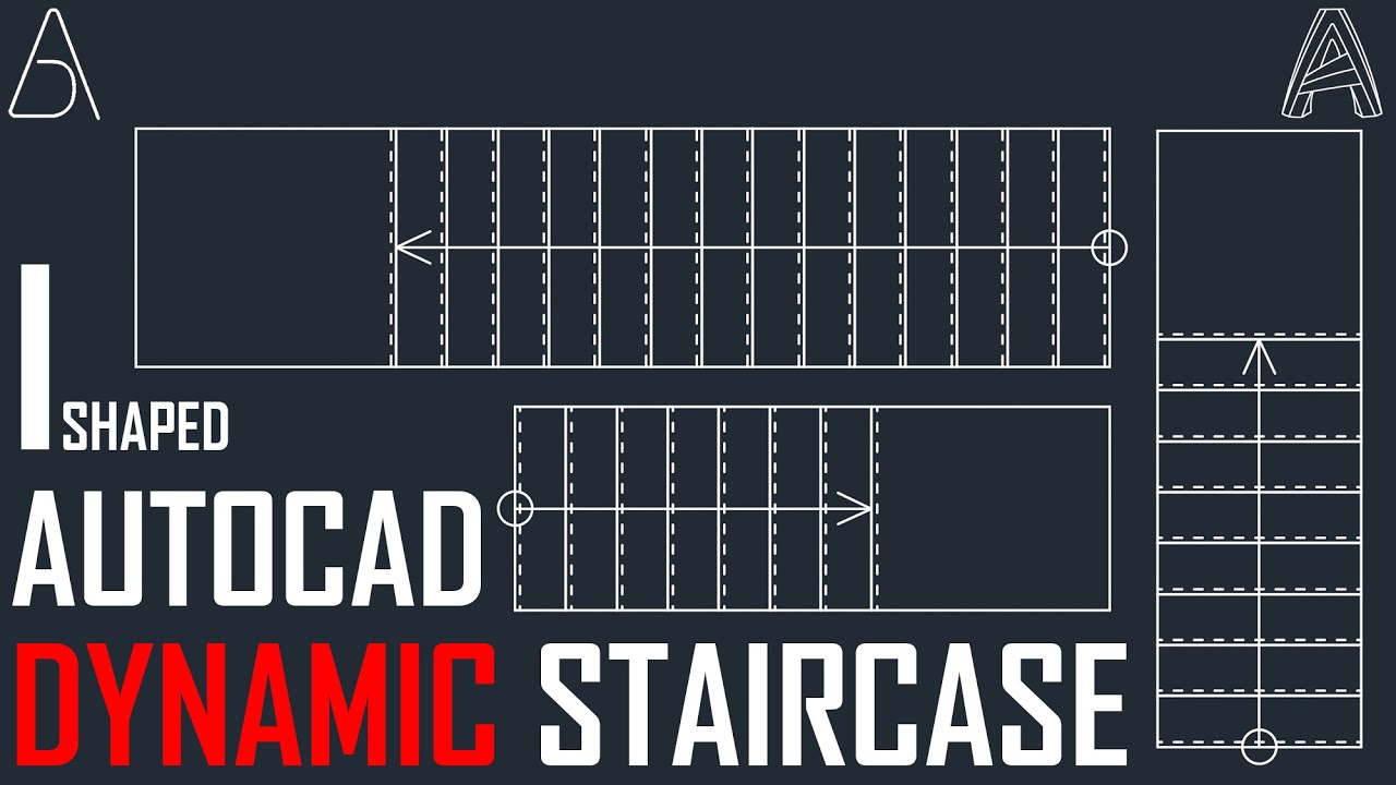 Учебное пособие по динамической лестнице AutoCAD 1