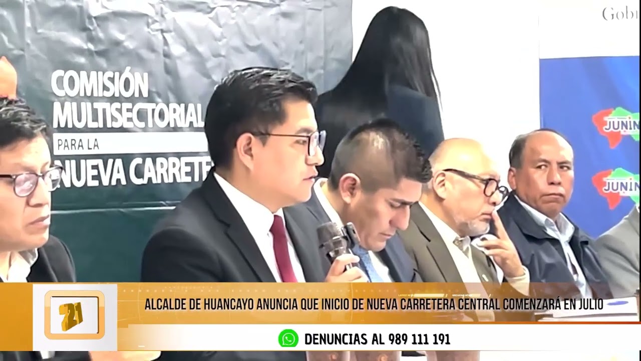 Autoridades impulsan unidad por Nueva Carretera Central