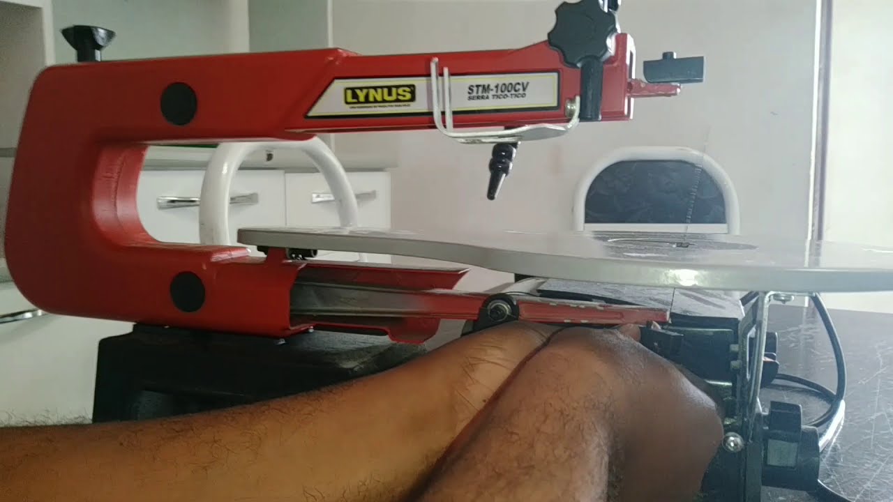 1° Upgrade na tico tico de bancada Lynus - Fazendo meu primeiro trabalho com a lâmina espiral😊