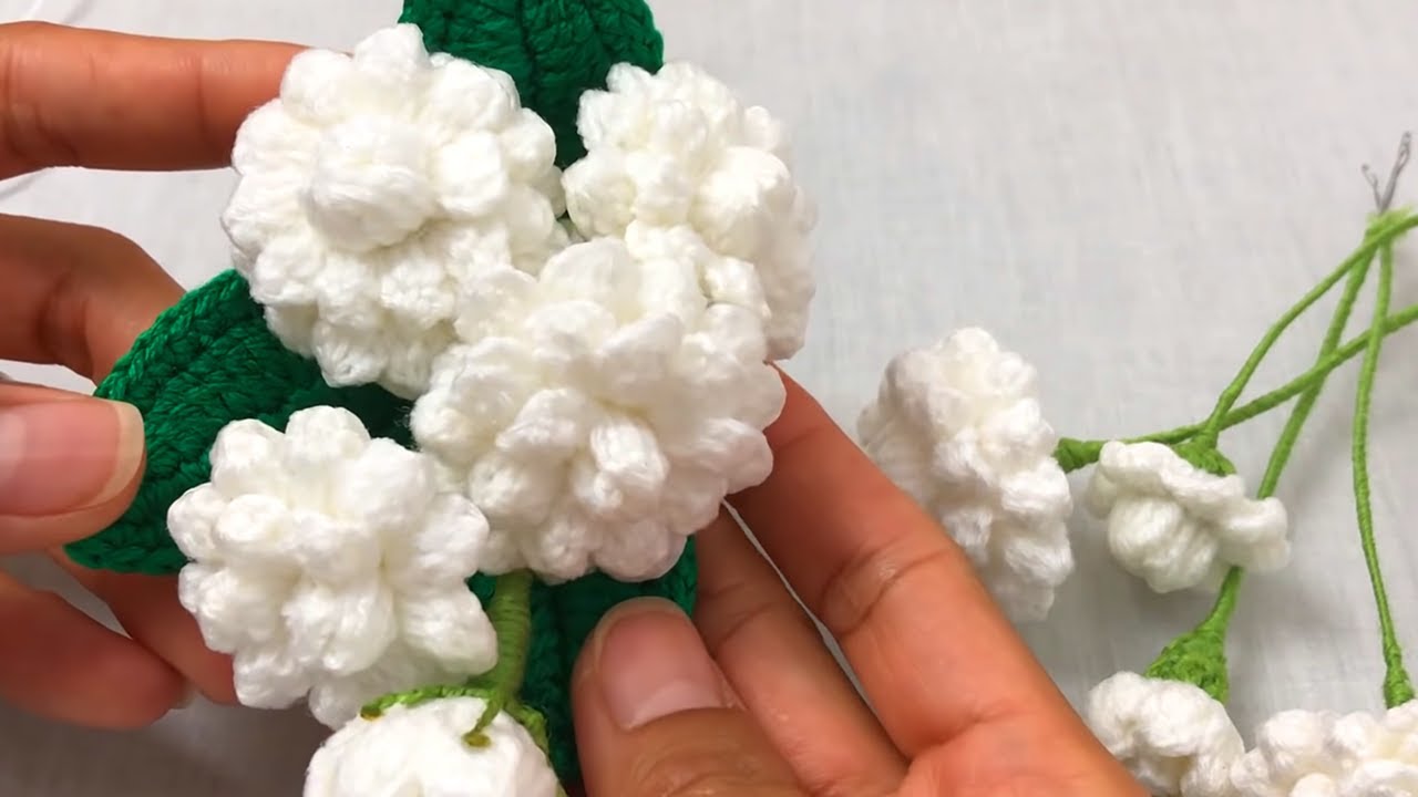 Как вязание крючком цветок жасмина