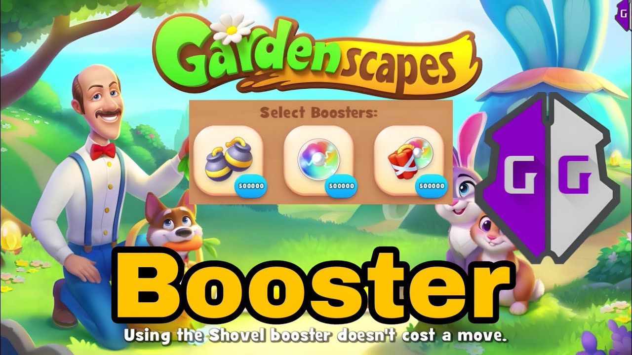Latest hack Gardenscapes Booster v7.7.0 GameGuardian No Root