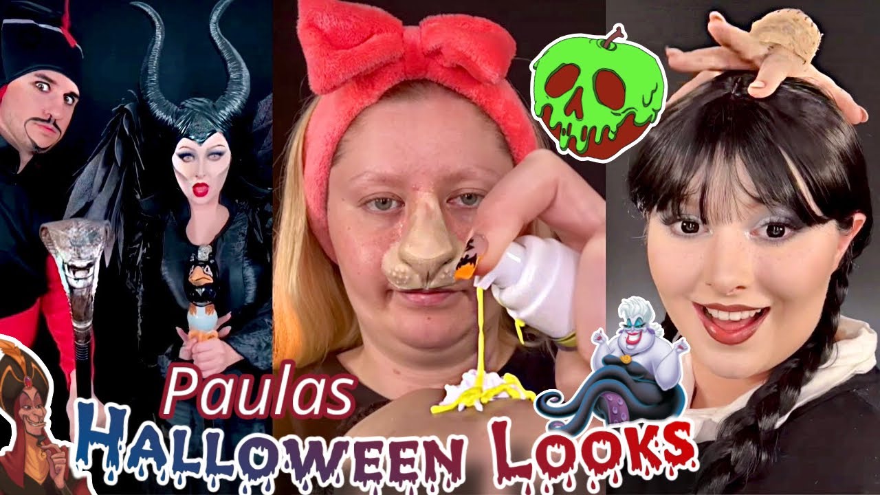 Paulas HALLOWEEN Looks 2023 - Welcher Look gefällt euch am besten?? 😍👻