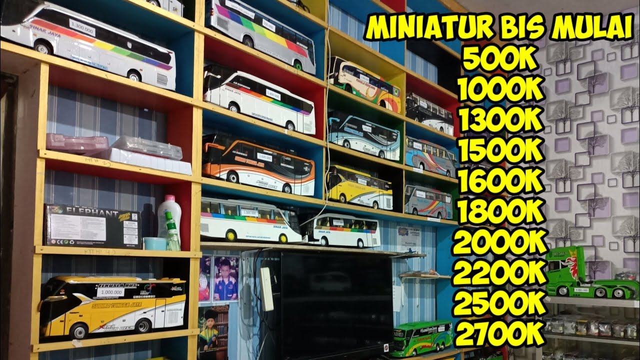 Jualan Miniatur Bis Gede Mulai Harga Rp 500.000,-an sampai JutaaN buat temen miniatur truk kaliaN