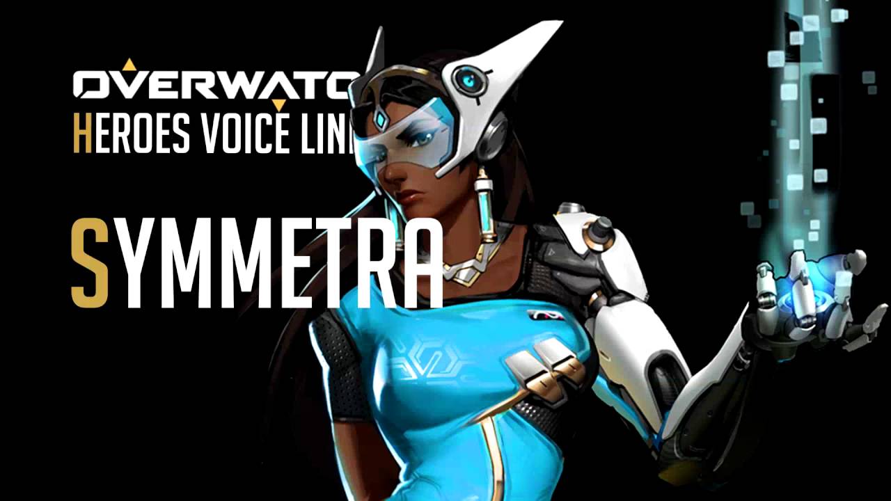 Overwatch - Симметра (все голосовые реплики)