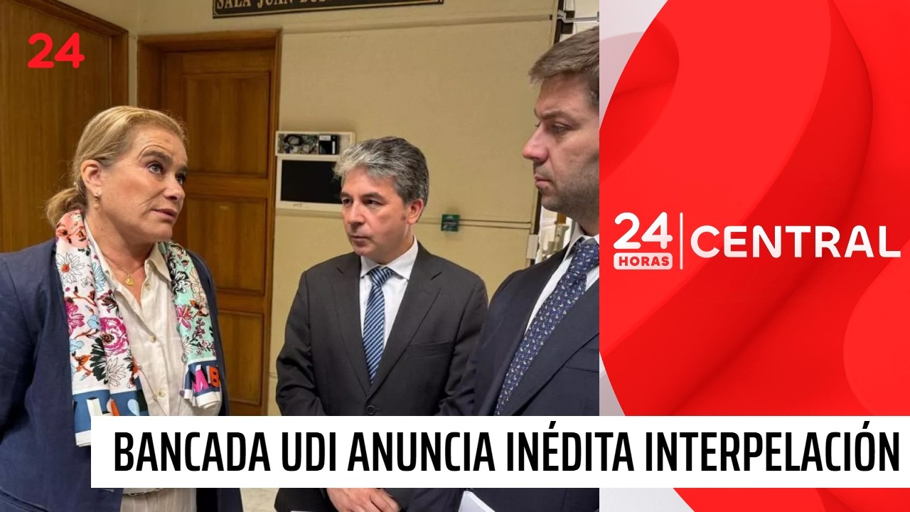 Bancada UDI anuncia inédita interpelación a ministros de Hacienda y Vivienda | 24 Horas TVN Chile