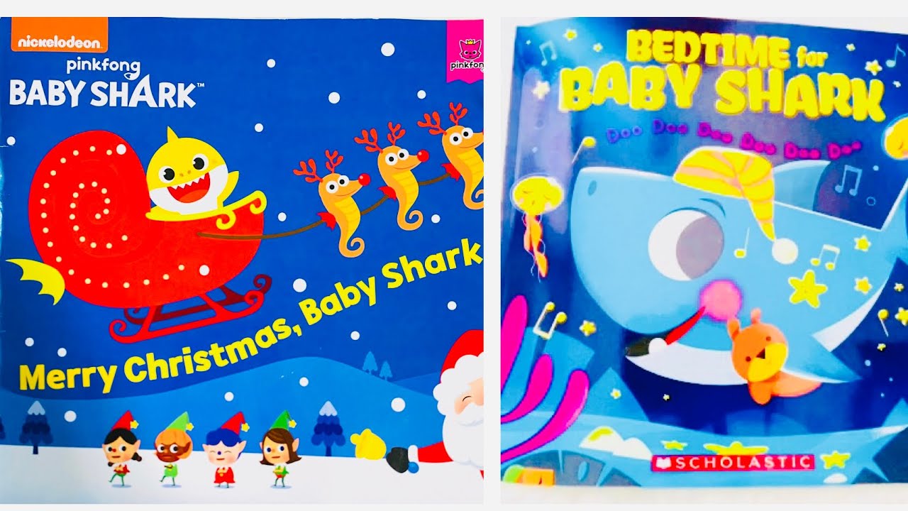 Чтение детской книги вслух 📖 | Pinkfong Baby Shark: Счастливого Рождества, малыш-акула! 🎄 + Время...