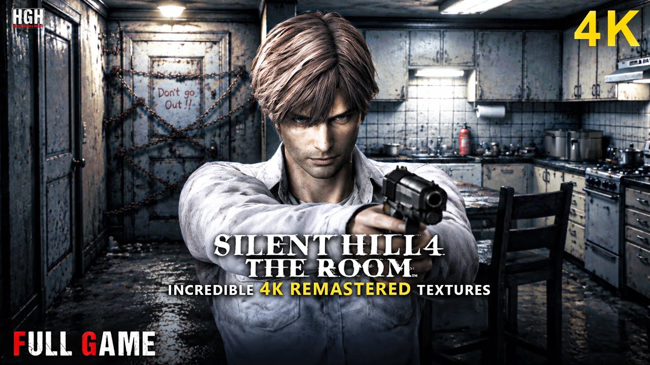 SILENT HILL 4: THE ROOM | 4K REMASTERED | 100% FULL GAME Walkthrough | ALL ITEMS | No Commentary