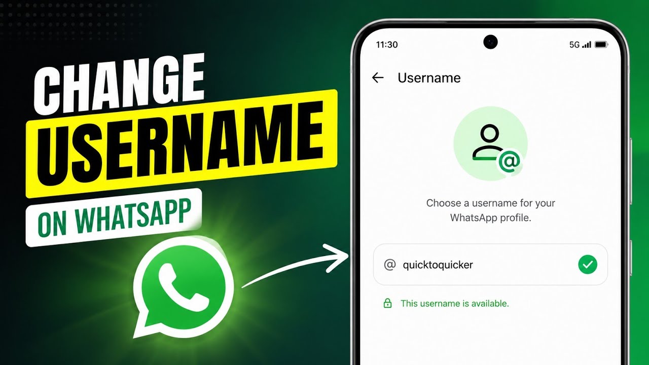 How To Change Username on WhatsApp (2026) | New Update