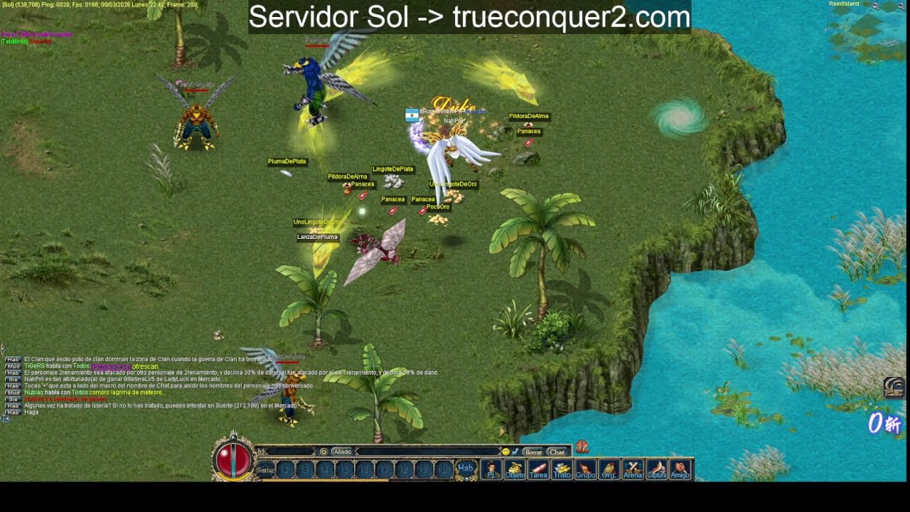 Noche en vivo del Servidor Sol clásico - Conquer Online