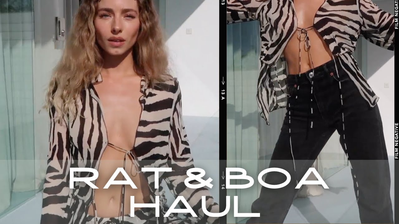 Rat & Boa Haul | Is it worth the hype ? | How I style my Rat and Boa pieces | 10 looks with 4 items