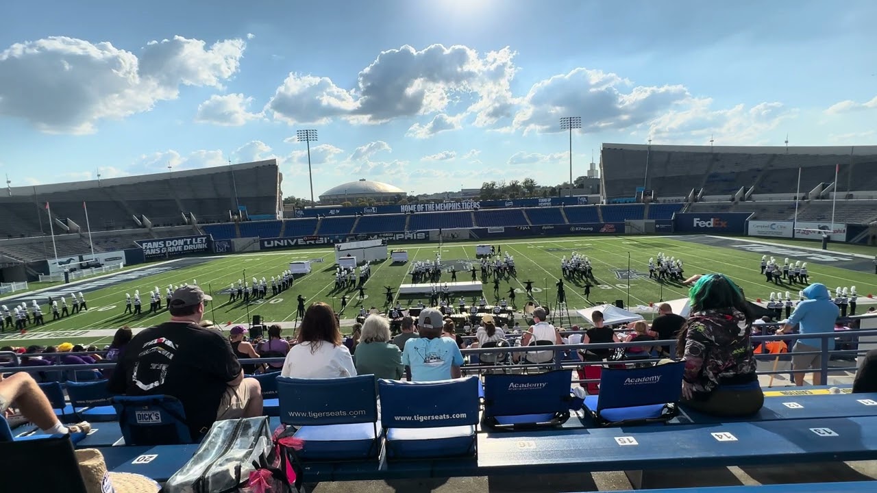 Bartlett high school marching band at the liberty bowl