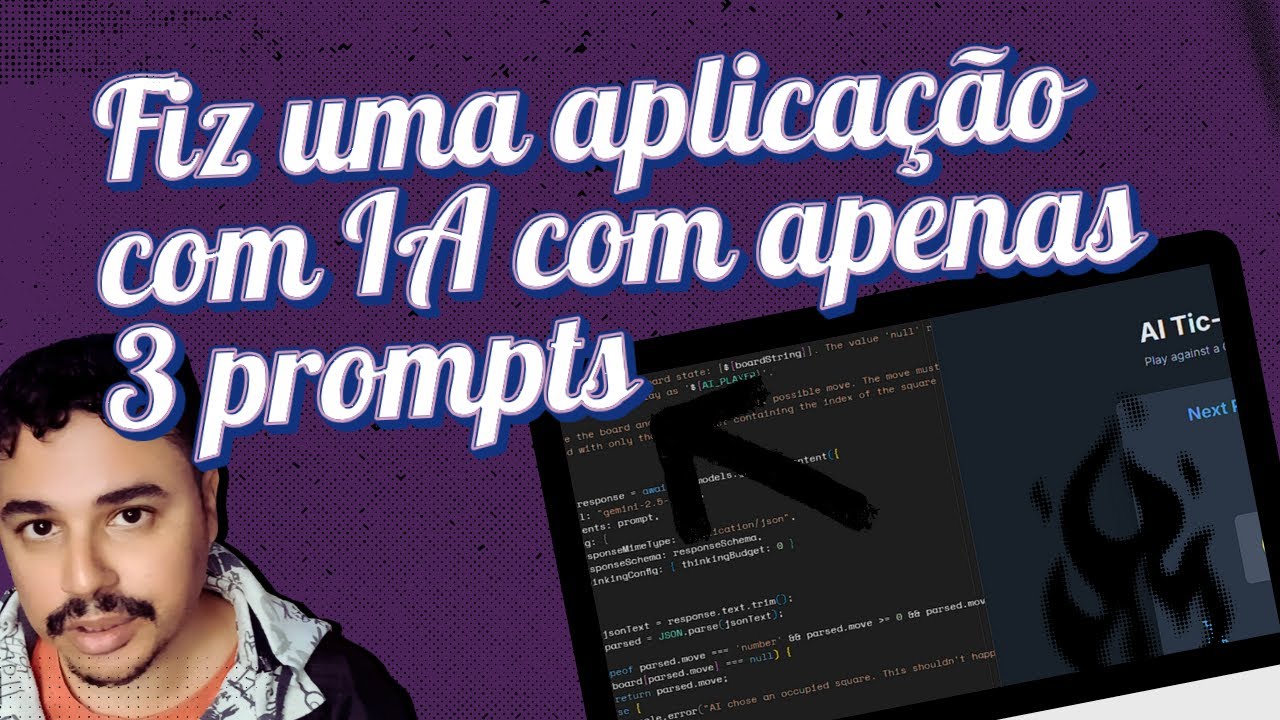 Fiz uma aplicação com IA com apenas 3 prompts