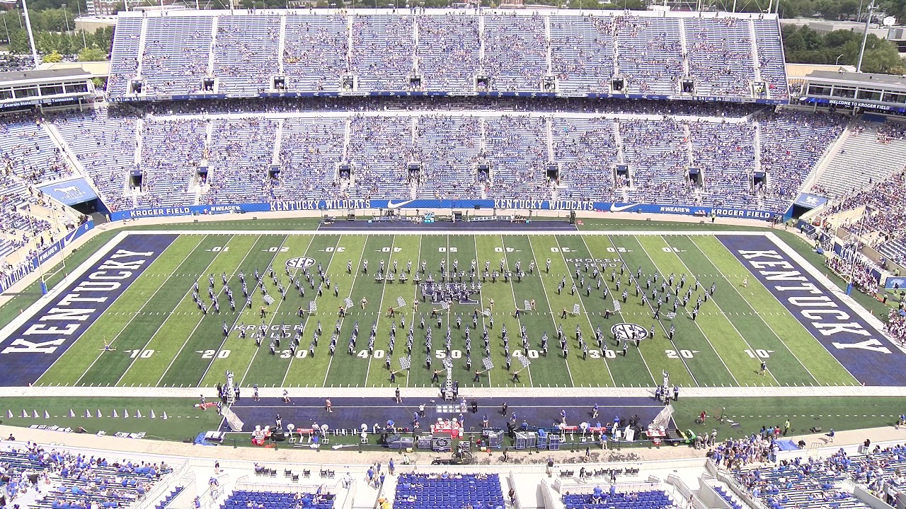 University of Kentucky Wildcat Marching Band Elton John Halftime Show 8-31-19