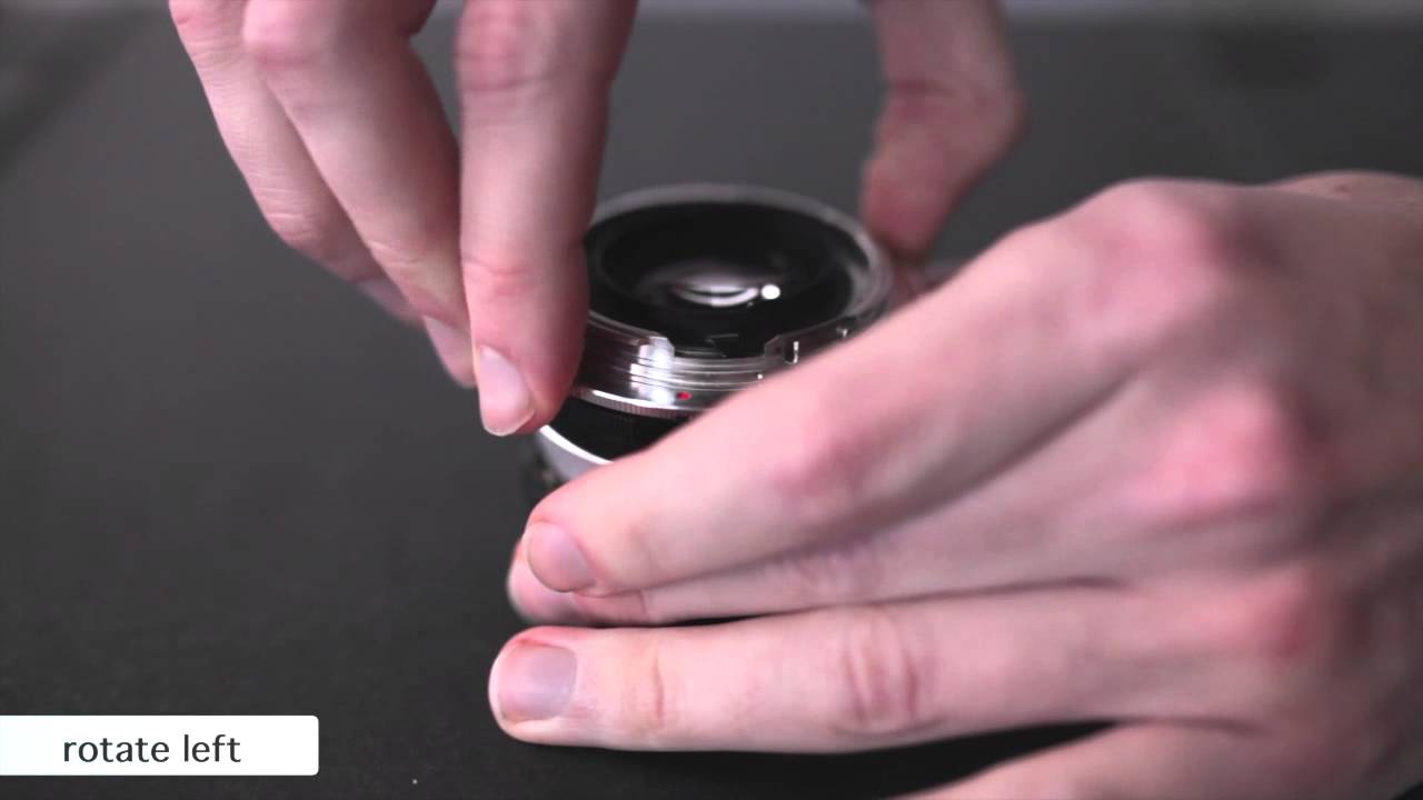 ADDING AND REMOVING NIKON LENS ADAPTER