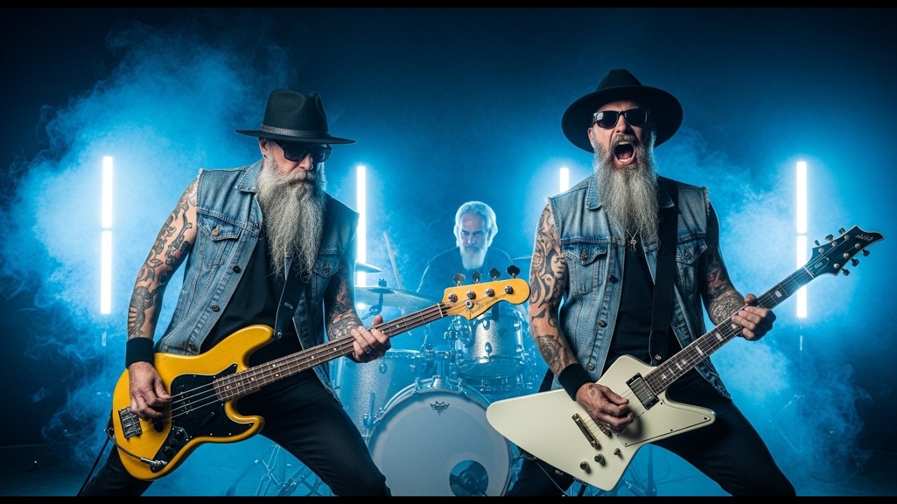 Led Zeppelin, Jimi Hendrix, AC/DC, Deep Purple – Legendary Classic Rock Blues Guitar & Gritty Voice