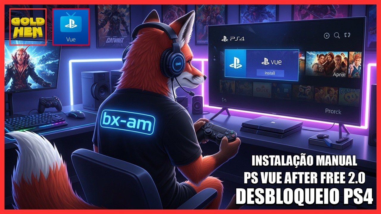 COMO ATUALIZAR DESBLOQUEIO DO PS4 9.00-13.00 PELO PS VUE AFTER FREE V2.0