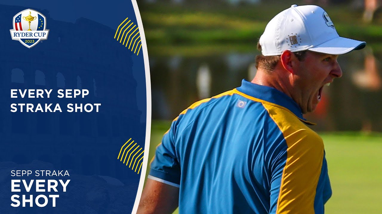 Every Sepp Straka Shot | 2023 Ryder Cup
