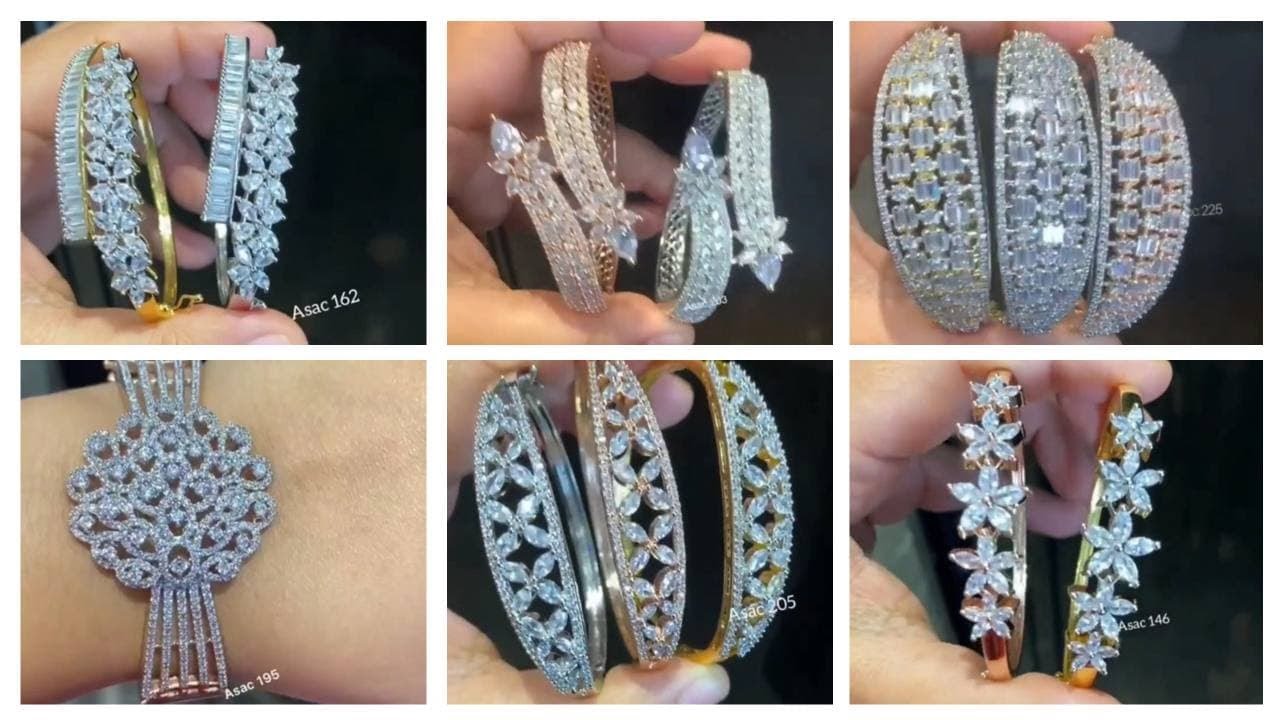 AD Bracelet with price !! latest collection of American diamond Bracelets !! #adbracelet