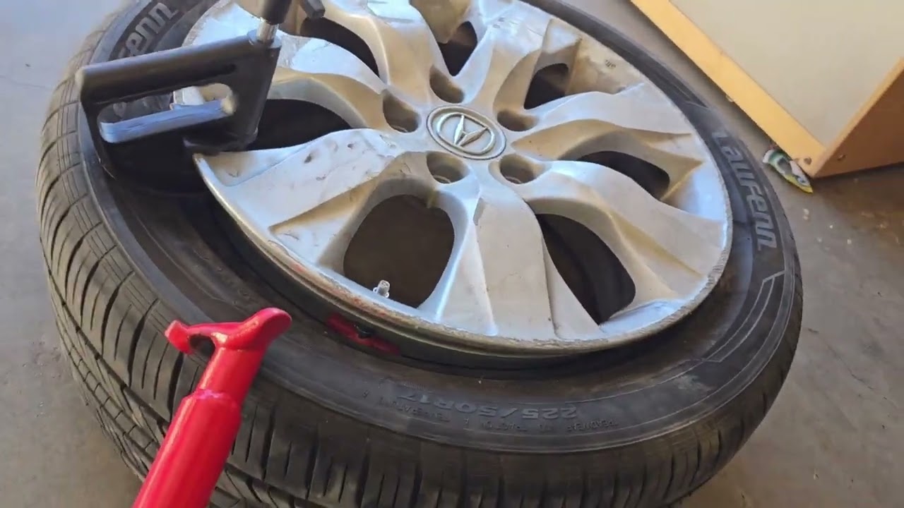Установка датчика TPMS на Acura TSX (любой автомобиль)