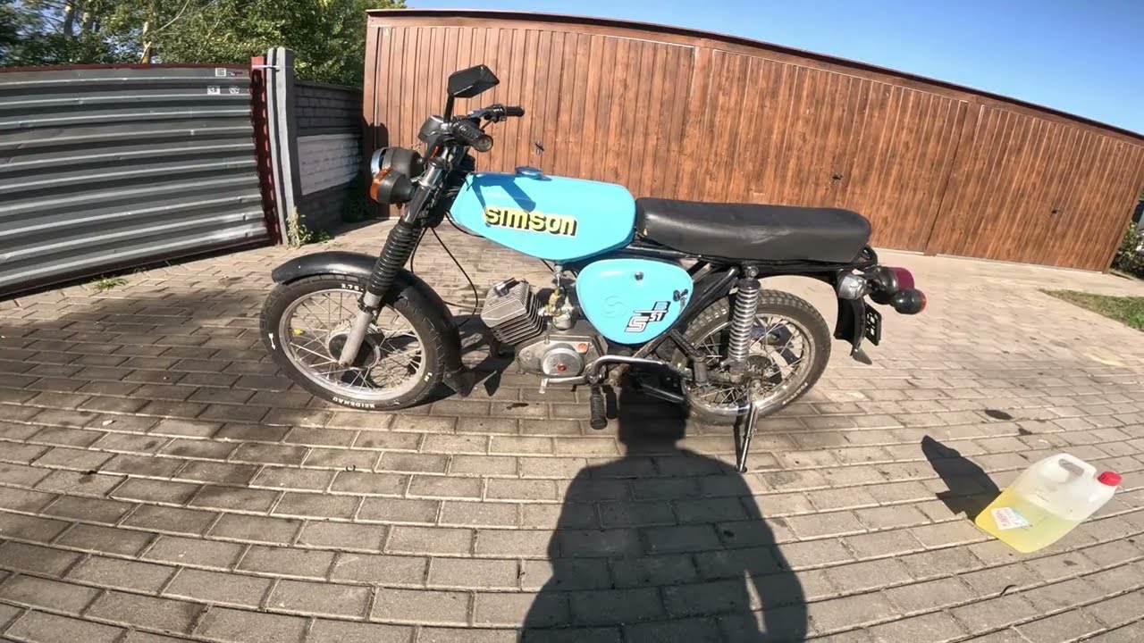 Simson s51 ludzie to mają | Przerywa po dłuższym postoju