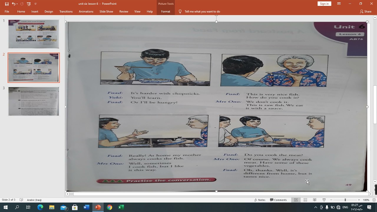 unit 6 lesson 6  الاول المتوسط