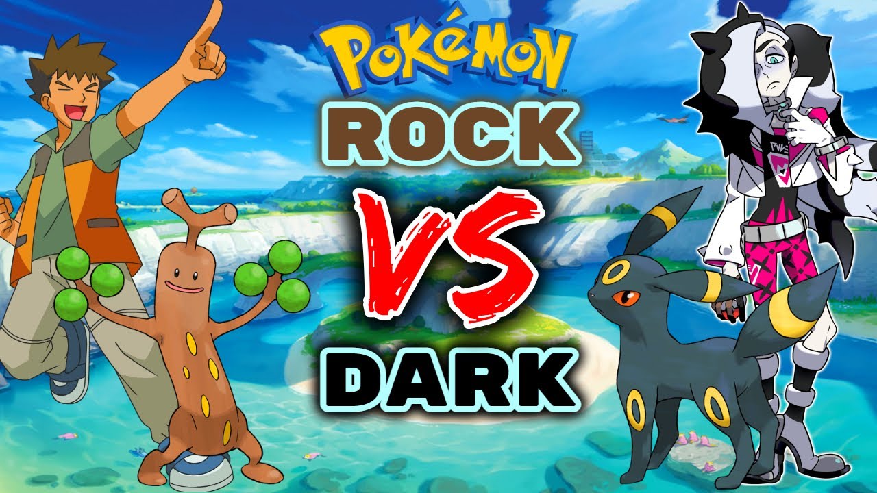 We Only Catch Rock or Dark Type Pokemon... Then We FIGHT!
