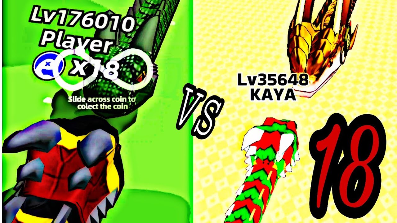 Snake Clash.io VS Snake Hero- Ultimate Snake Battle #snakeclash #snakehero #gaming #18