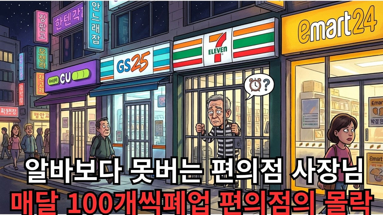 편의점 절대 하지 마세요. 폐업하고 싶어도 못 하는 '노예 계약'의 실체 본사만 배 불리는 기이한 구조