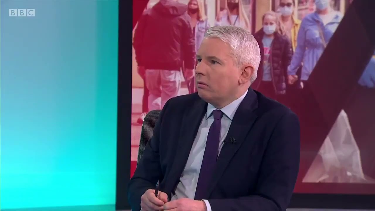 Jamie Greene discusses Covid guidelines on BBC News