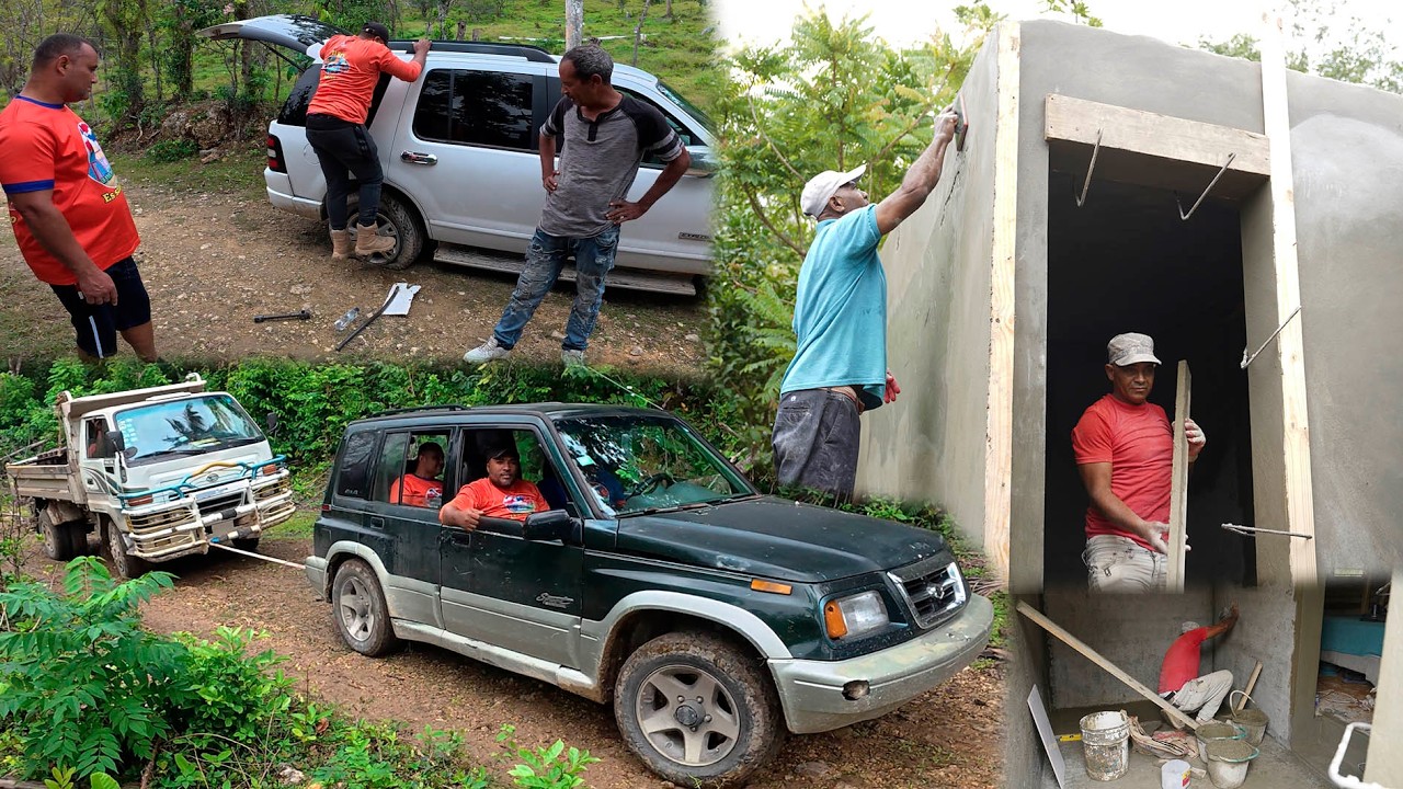 Asi va la Construccion del Baño de Wilson, La Vida del Campo