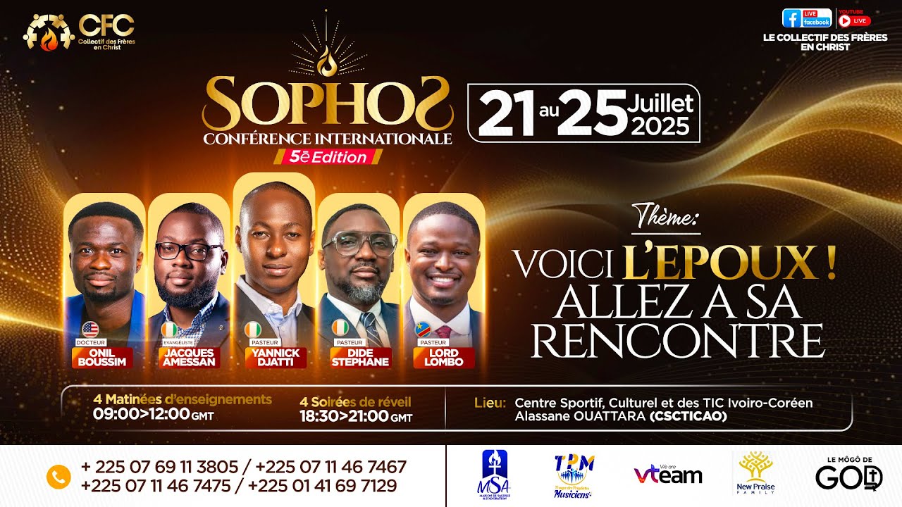 SOPHOS - Matin 2: Dr Onil Boussim - Pst DIDE Stephane