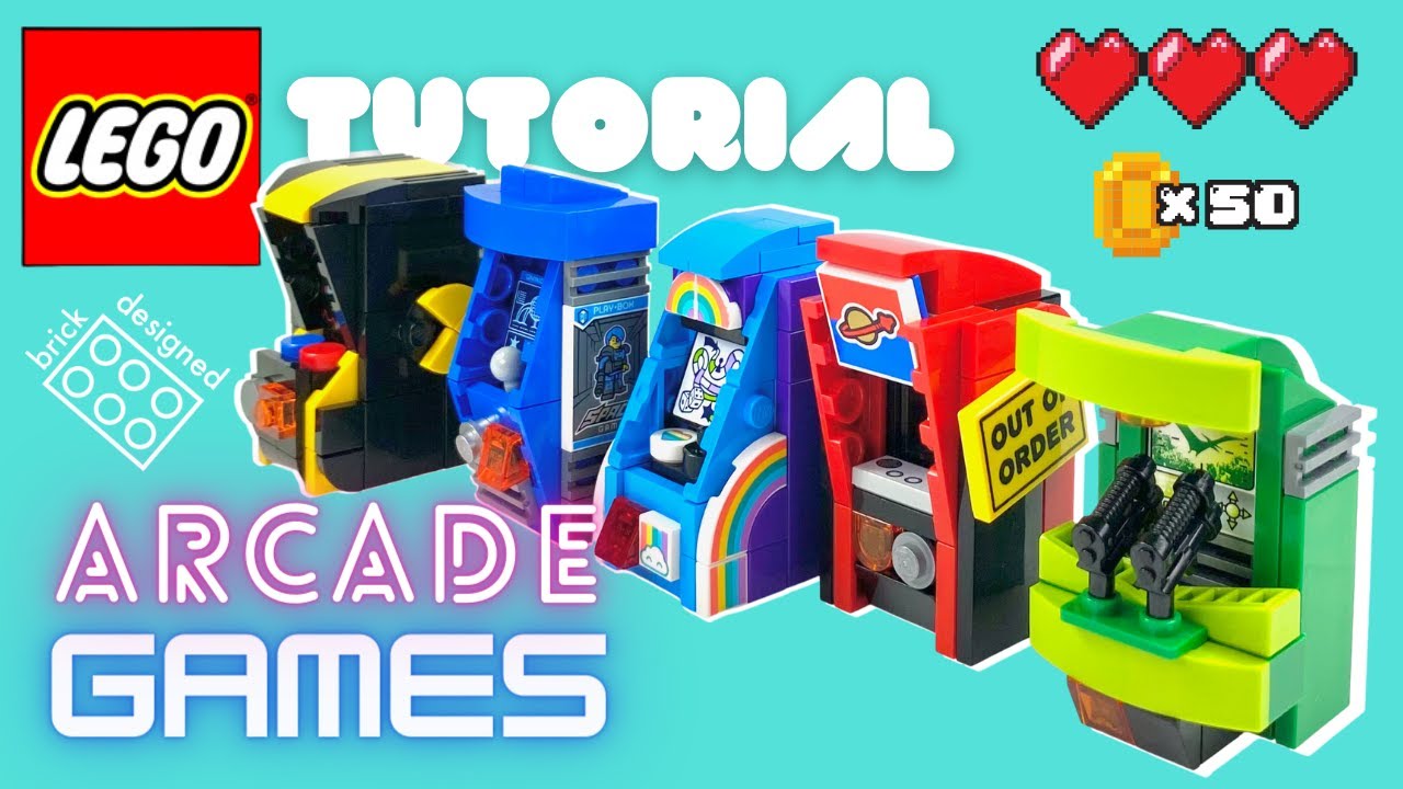 PRESS START! 5 Nostalgic LEGO ARCADE Games To Play! TUTORIAL