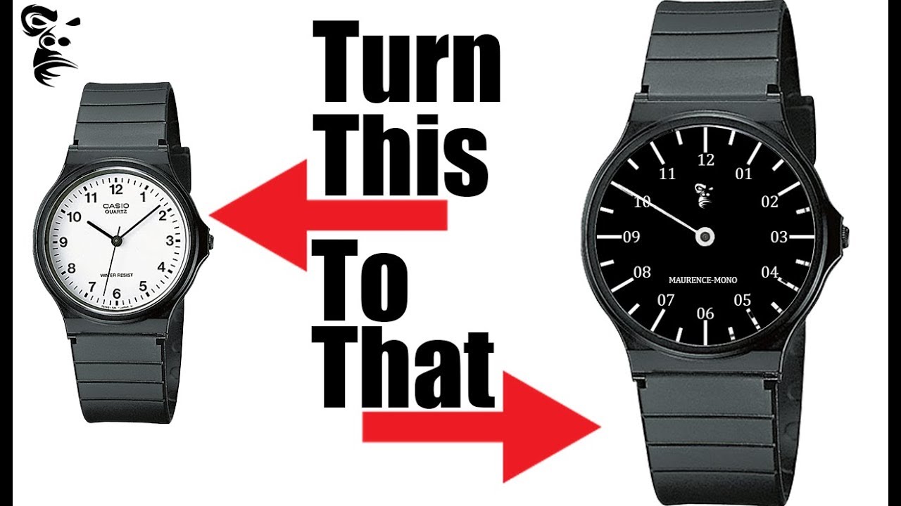 [modding] How Convert Casio MQ-24 to Single Hand Watch