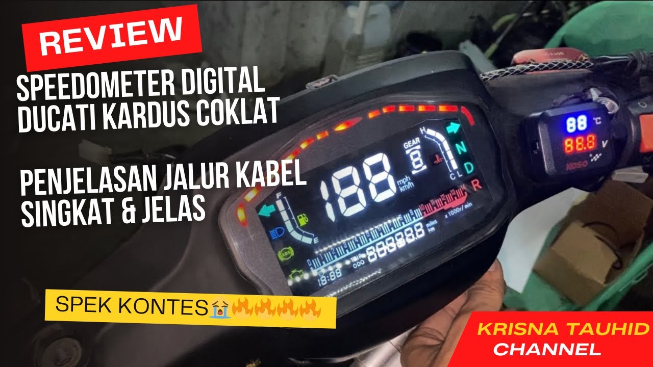 REVIEW SPEEDOMETER DIGITAL DUCATI pnp astrea