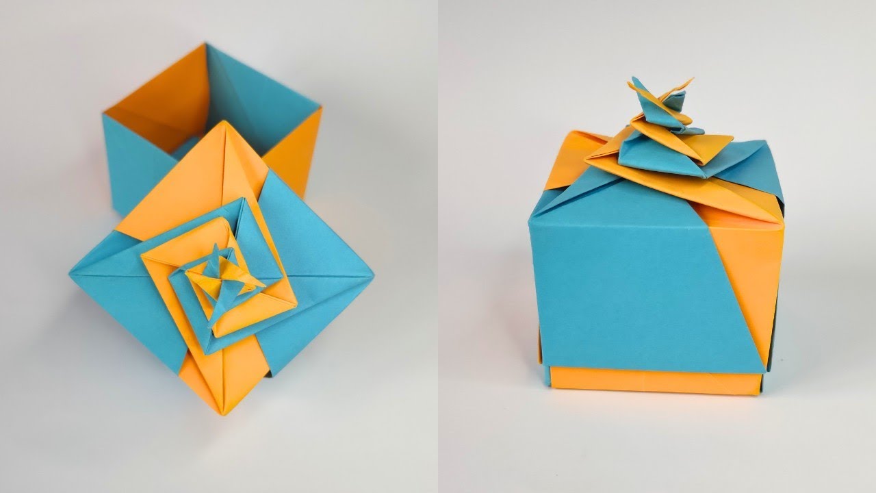 Origami SPIRAL BOX by Tomoko Fuse | How to make paper box