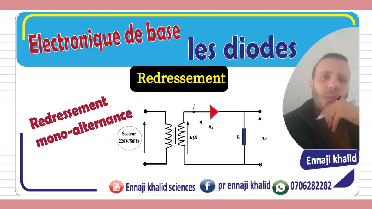 Redressement mono alternance les diodes