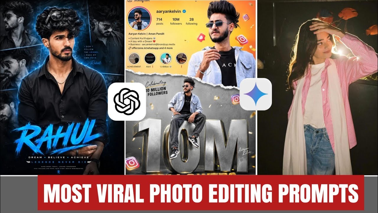 Instagram Viral All Photo Editing Prompts | Trending Aesthetic Ai Photo Editing Prompts