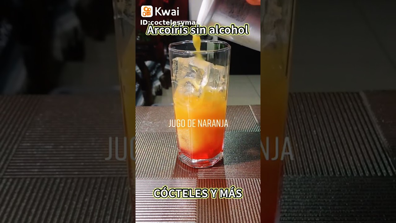 arcoiris bebidas sin alcohol